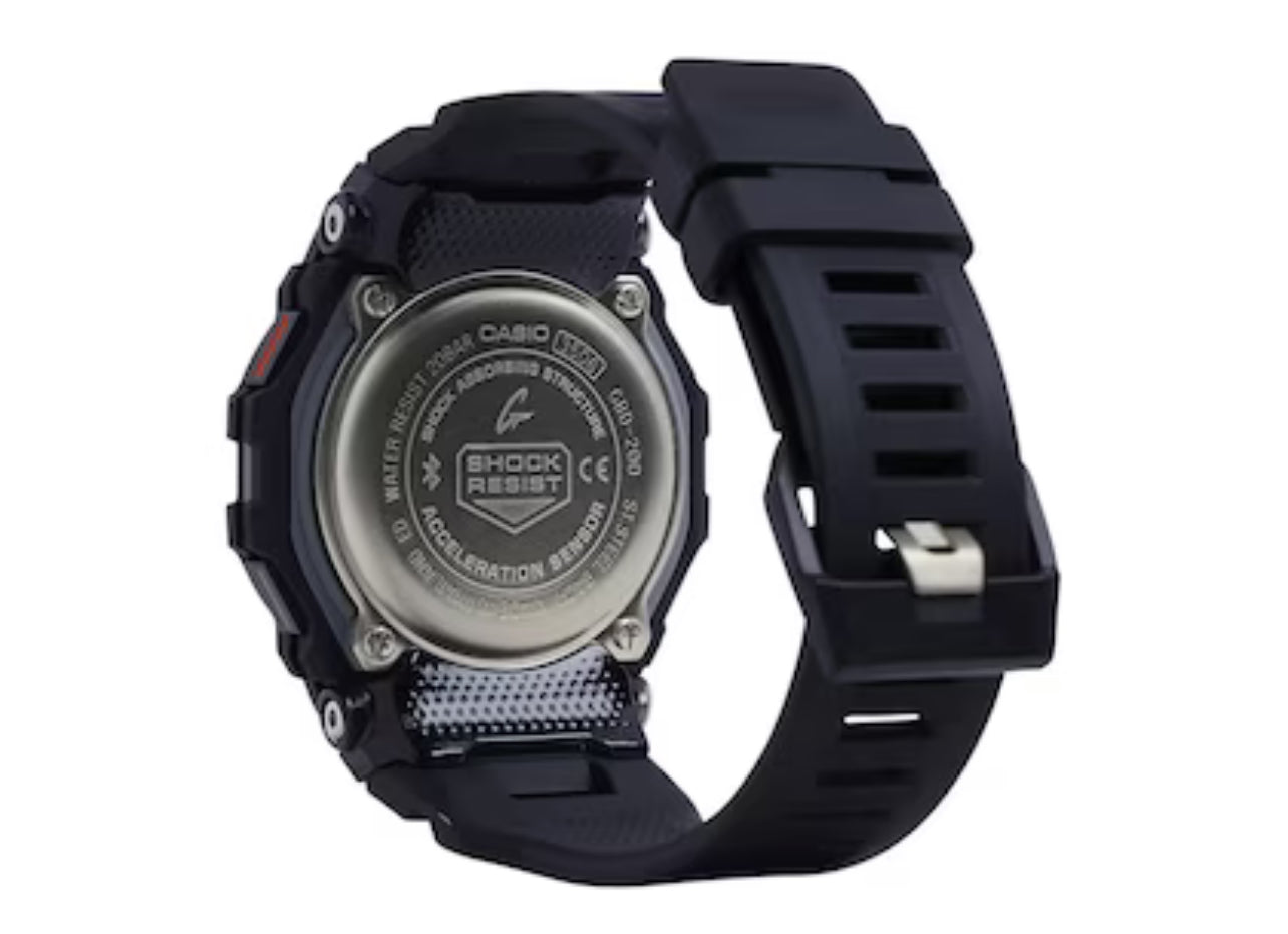 Men's Casio G-Shock Move Black Resin Strap Watch with Octagonal Black Dial