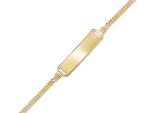 Child's ID Bracelet in 14K Gold – 6.0"